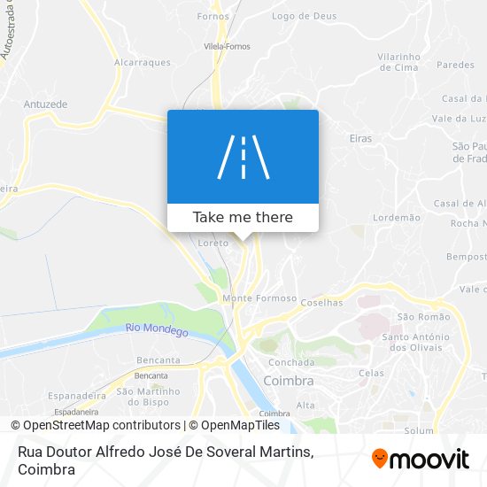 Rua Doutor Alfredo José De Soveral Martins map