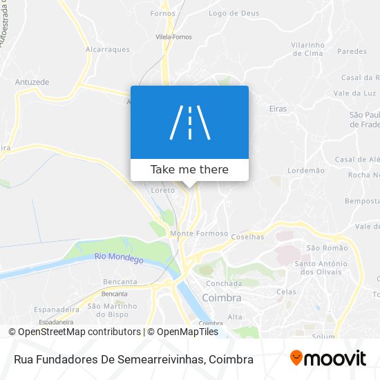 Rua Fundadores De Semearreivinhas mapa