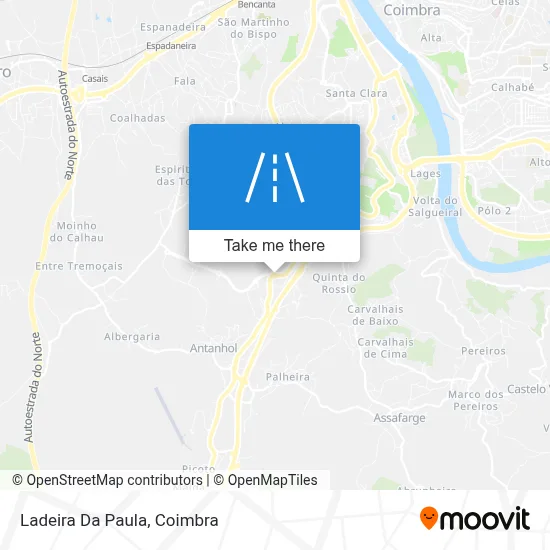 Ladeira Da Paula map