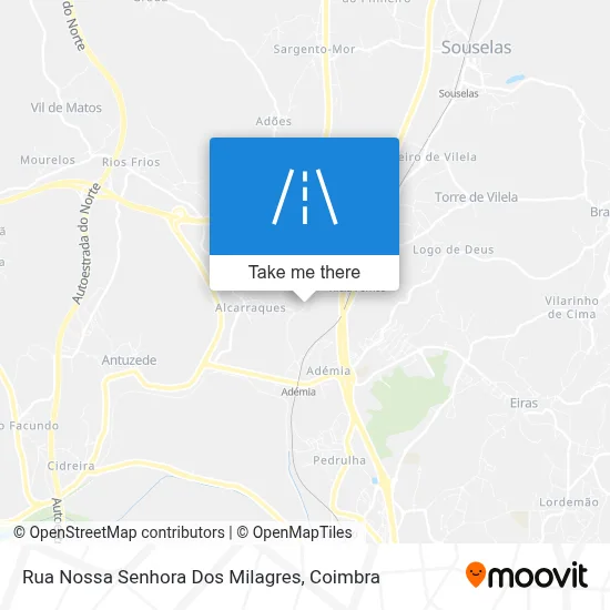 Rua Nossa Senhora Dos Milagres map