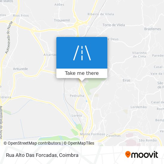Rua Alto Das Forcadas map