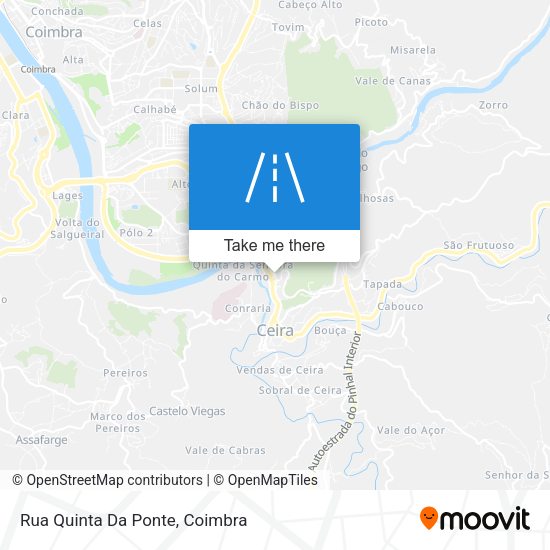Rua Quinta Da Ponte mapa