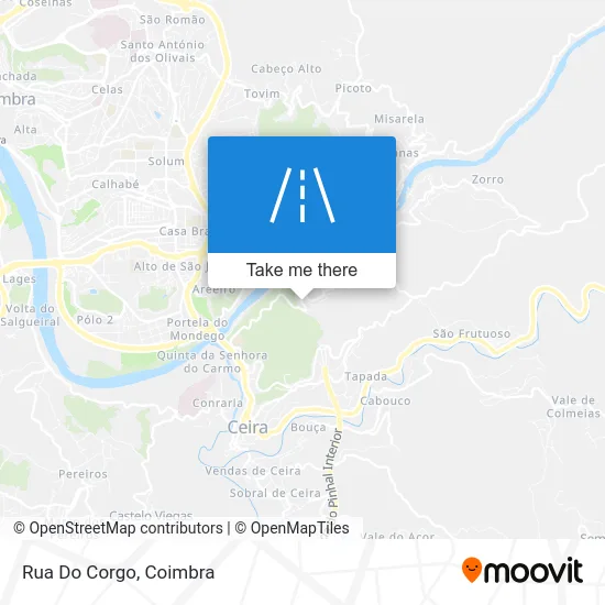 Rua Do Corgo map
