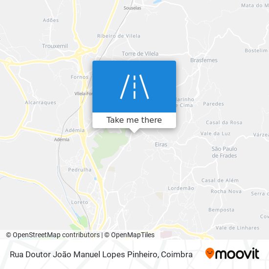 Rua Doutor João Manuel Lopes Pinheiro mapa