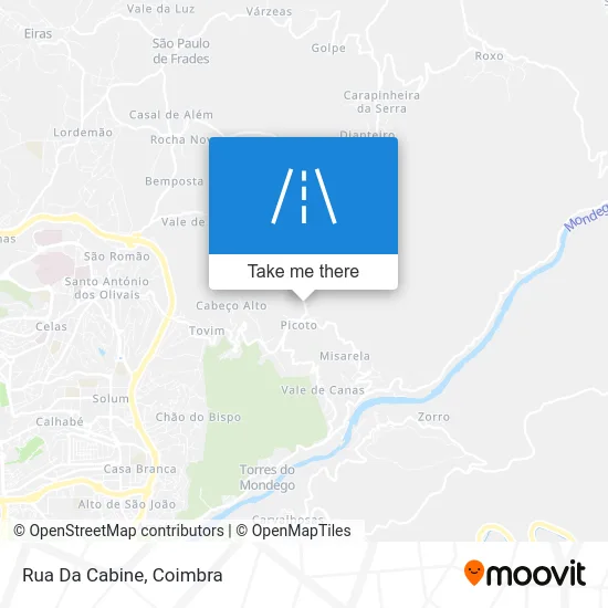 Rua Da Cabine map