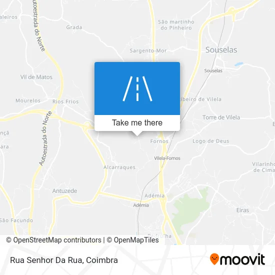 Rua Senhor Da Rua map