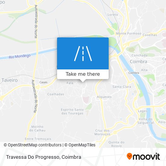 Travessa Do Progresso mapa