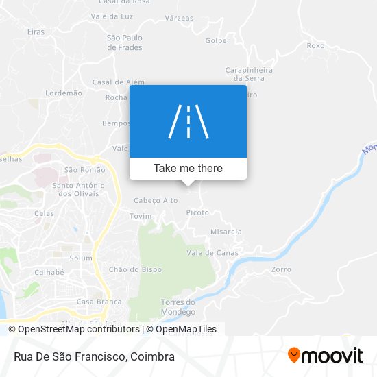 Rua De São Francisco map
