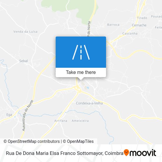 Rua De Dona Maria Elsa Franco Sottomayor mapa