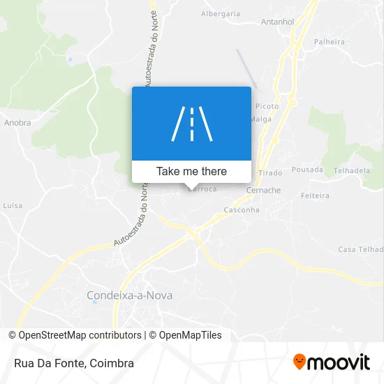 Rua Da Fonte map