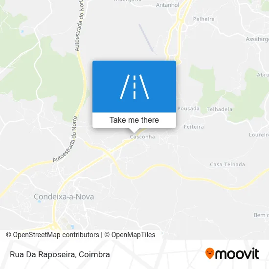Rua Da Raposeira map