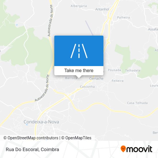 Rua Do Escoral map