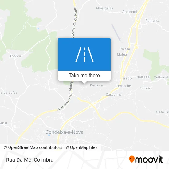 Rua Da Mó map