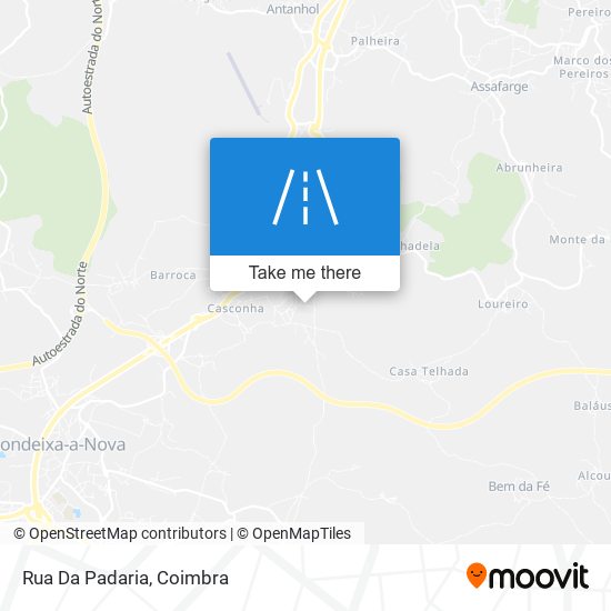 Rua Da Padaria map