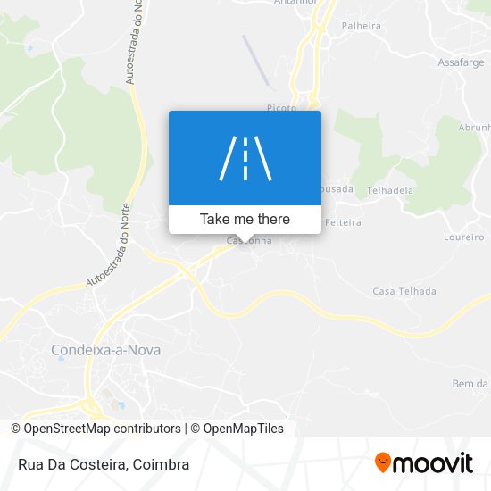 Rua Da Costeira mapa