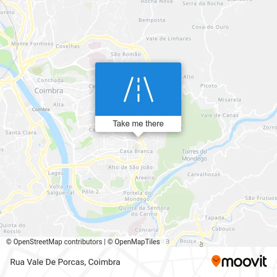 Rua Vale De Porcas map