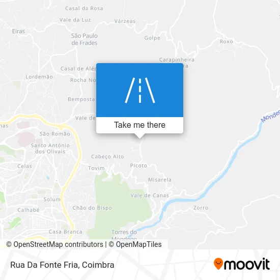 Rua Da Fonte Fria map