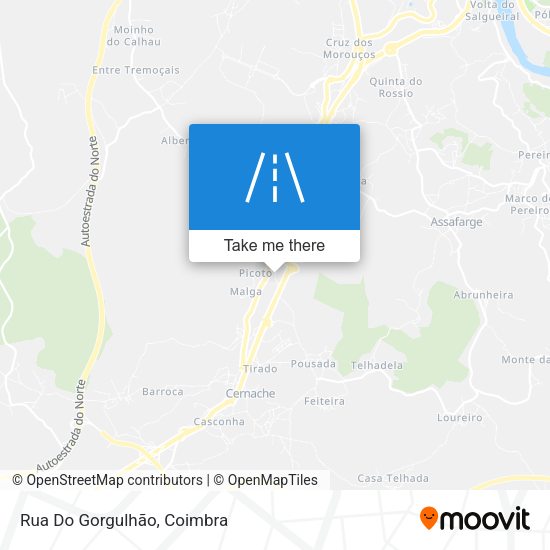 Rua Do Gorgulhão map
