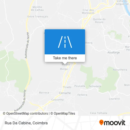 Rua Da Cabine map