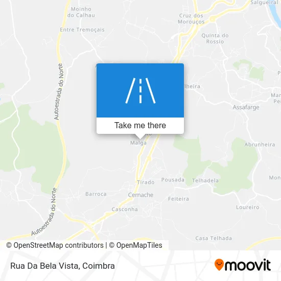 Rua Da Bela Vista map