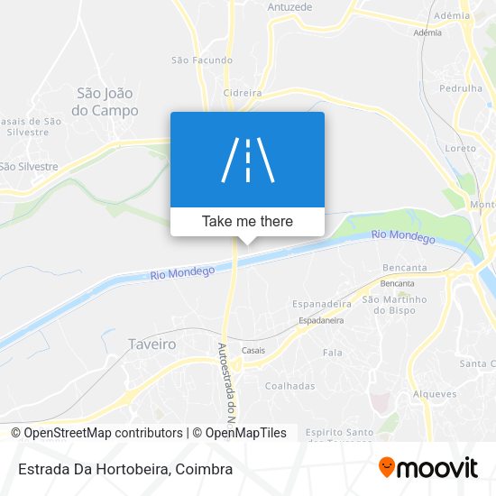 Estrada Da Hortobeira map