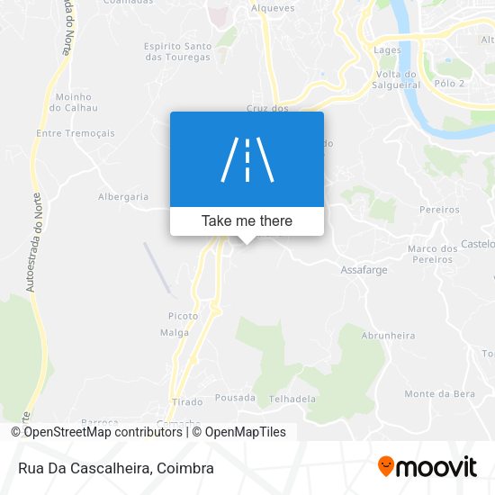 Rua Da Cascalheira mapa