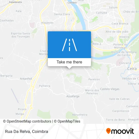 Rua Da Relva map