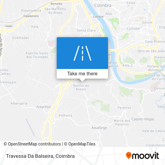Travessa Da Balseira mapa