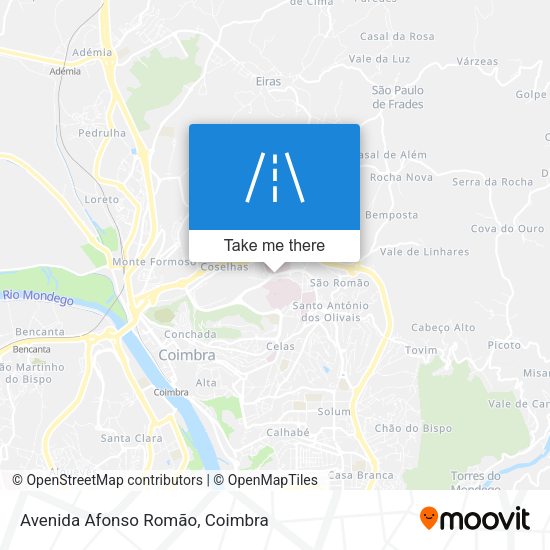 Avenida Afonso Romão map
