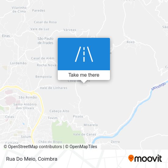 Rua Do Meio mapa