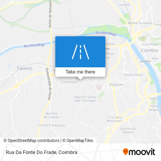 Rua Da Fonte Do Frade map