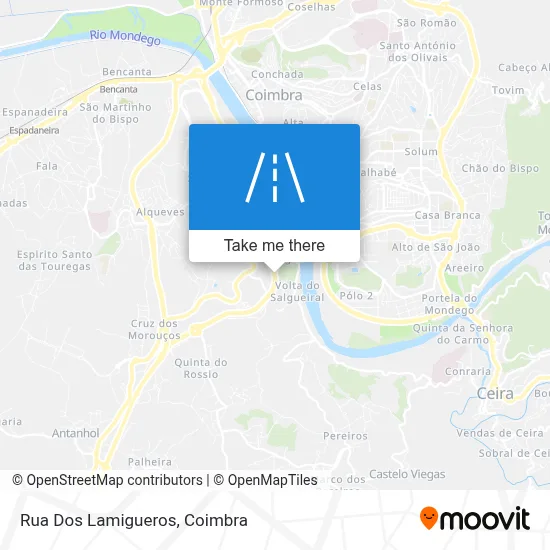 Rua Dos Lamigueros map