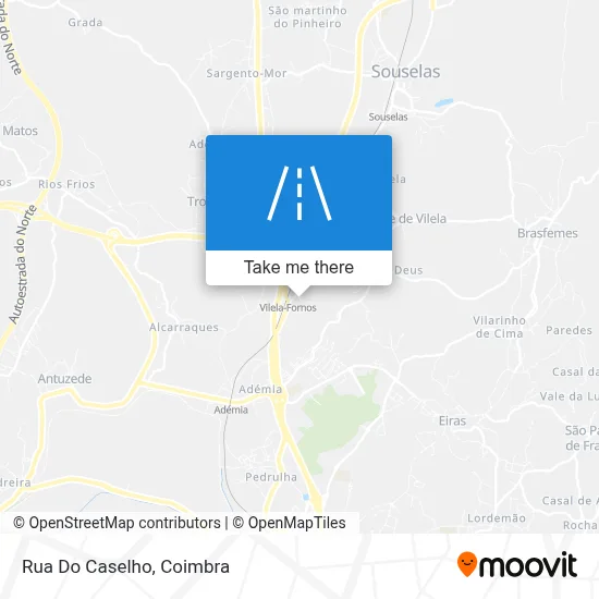 Rua Do Caselho map