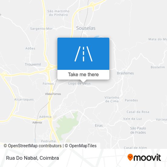 Rua Do Nabal mapa