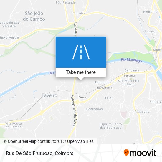 Rua De São Frutuoso map