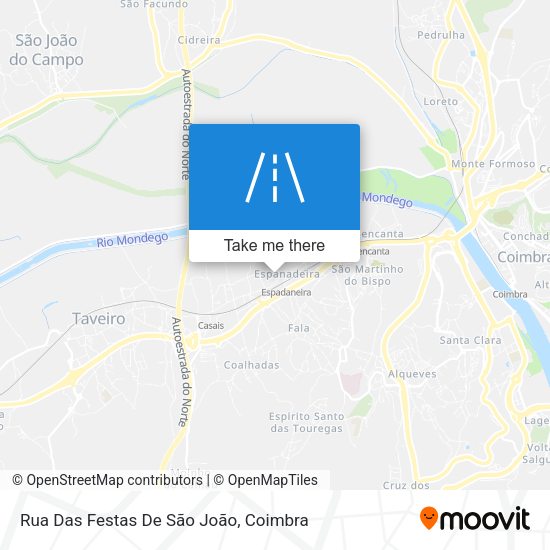 Rua Das Festas De São João mapa