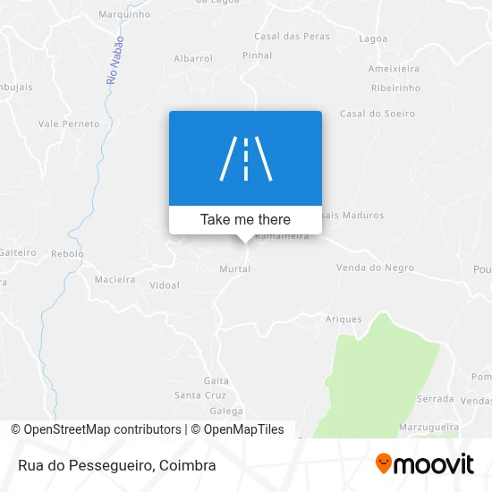 Rua do Pessegueiro map