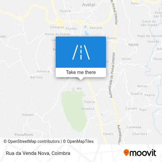Rua da Venda Nova map