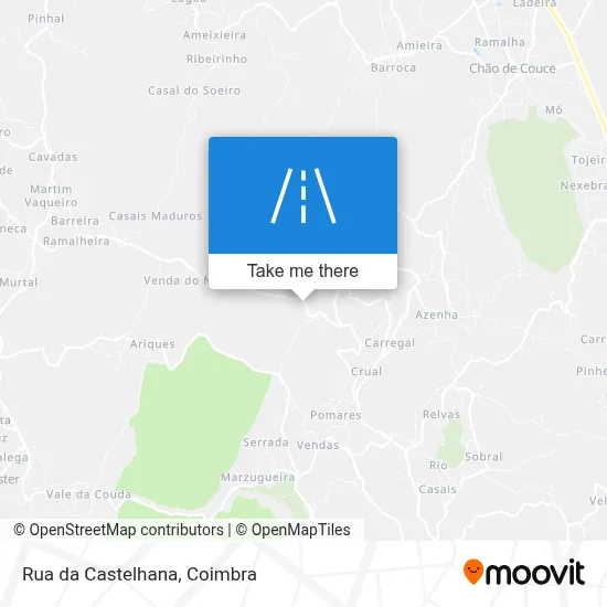 Rua da Castelhana map