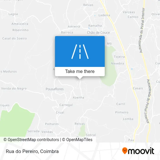 Rua do Pereiro map