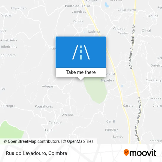 Rua do Lavadouro map