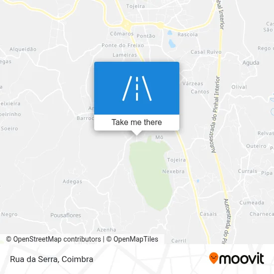 Rua da Serra map