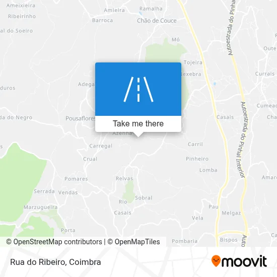 Rua do Ribeiro map