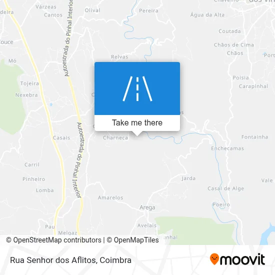 Rua Senhor dos Aflitos map
