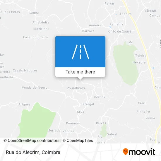 Rua do Alecrim map