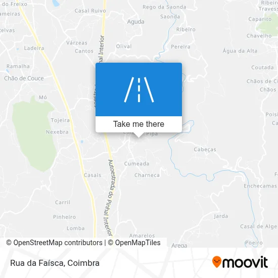 Rua da Faísca map