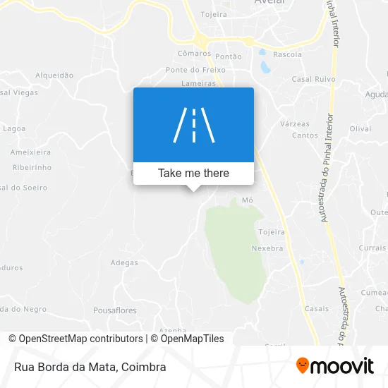 Rua Borda da Mata map