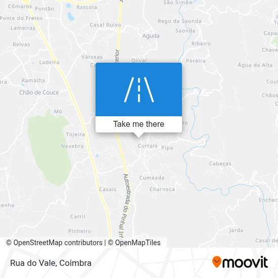 Rua do Vale map