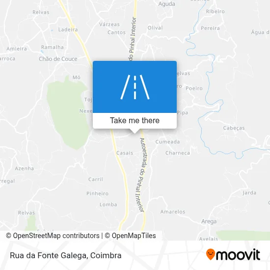 Rua da Fonte Galega map