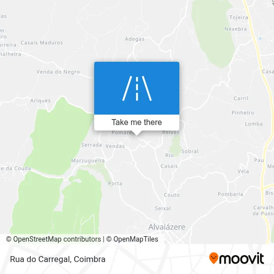Rua do Carregal map